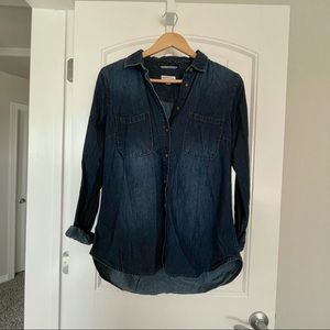 Denim button up shirt